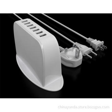 6 Port USB Mobile Phone Charger 5V 9.5A Output Charger
